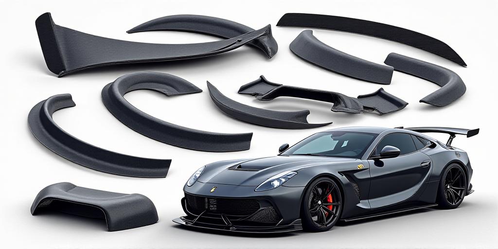 Componenti aerodinamici per auto