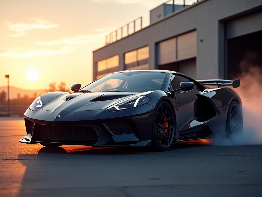 Auto sportiva elaborata di Eolo Velocity